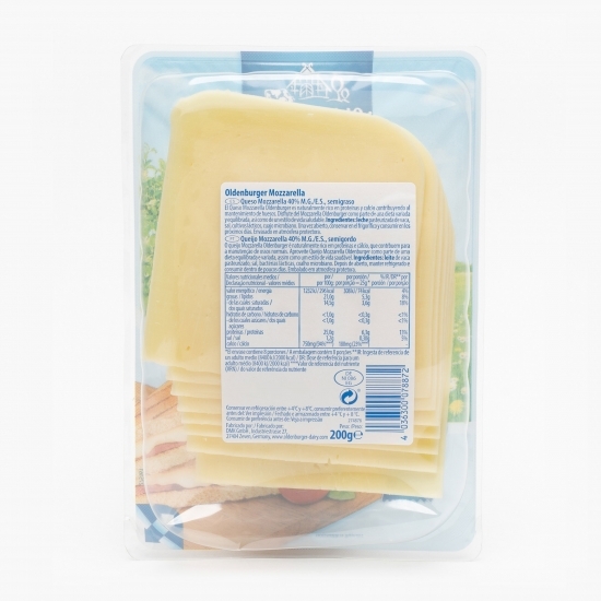Brânză Mozzarella felii 200g