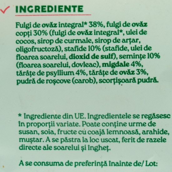 Musli Echilibru digestiv 400g