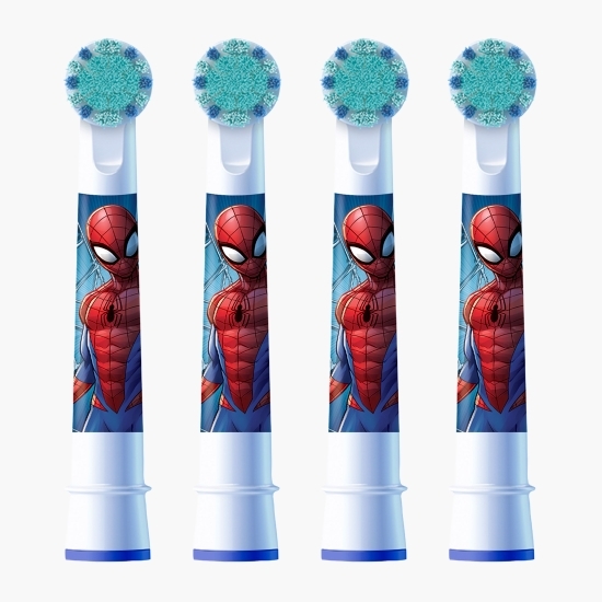 Rezerve periuță de dinți electrică pentru copii Pro Kids Spiderman +3 ani 4 buc