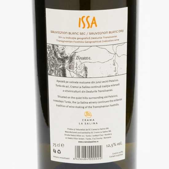  Vin alb sec Issa Sauvignon Blanc, 12.5%, 0.75l