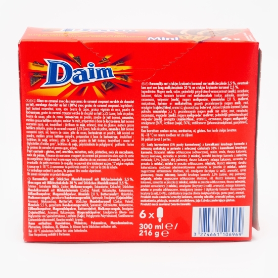 Înghețată pe băț Mini 6x36g