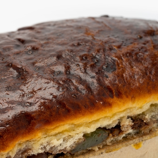 Cozonăcel de casă cu nucă, rahat și stafide, 450g