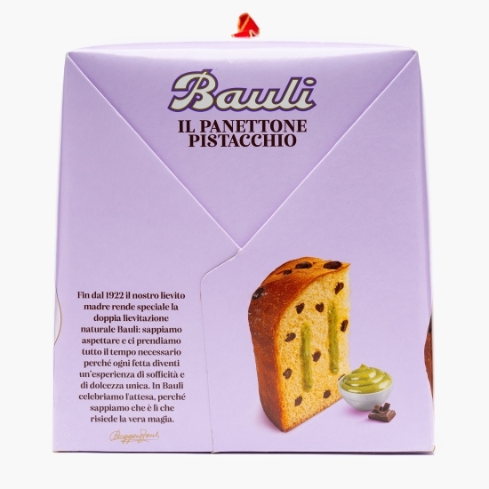 Panettone cu cremă de fistic și bucățele de ciocolată 750g