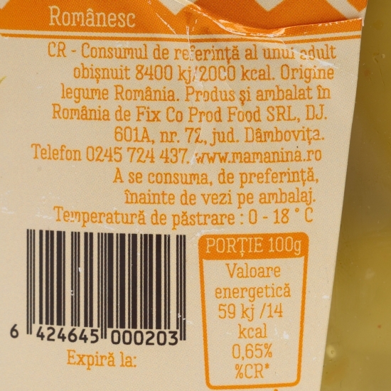Murături asortate 800g