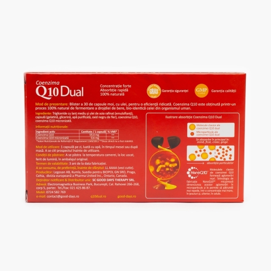Coenzima Q10 Dual 30 capsule