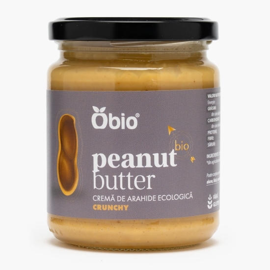 Cremă de arahide eco, crunchy 250g