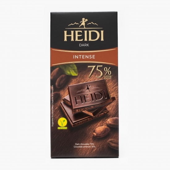 Ciocolată amăruie 75% cacao 80g