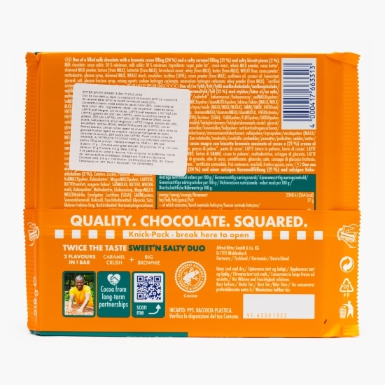 Ciocolată cu caramel sărat și brownie Sweet 'n Salty Duo 218g