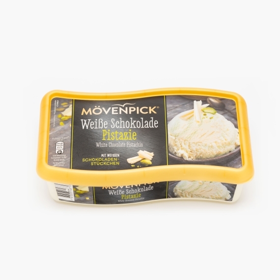 Înghețată cremoasă de cicolată albă cu fistic 426g