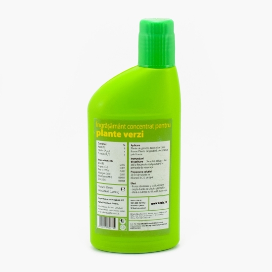 Îngrășământ concentrat plante verzi 0.25l