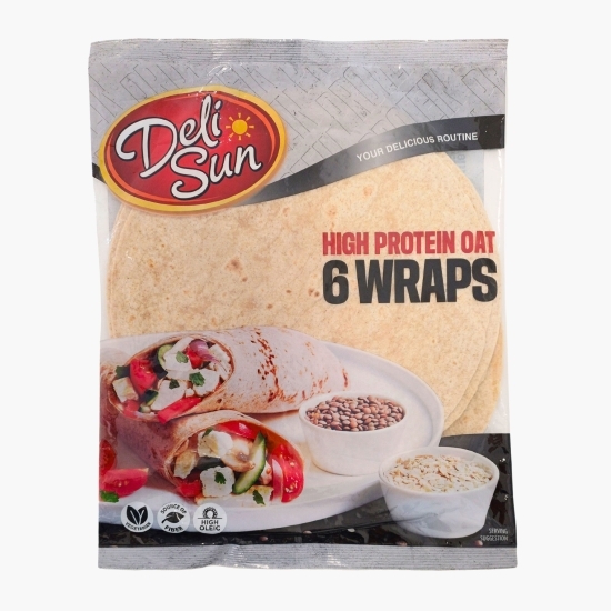 Lipii bogate în proteină din făină integrală de ovăz, 6 buc, 360g