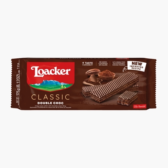 Napolitane Classic double choco 175g