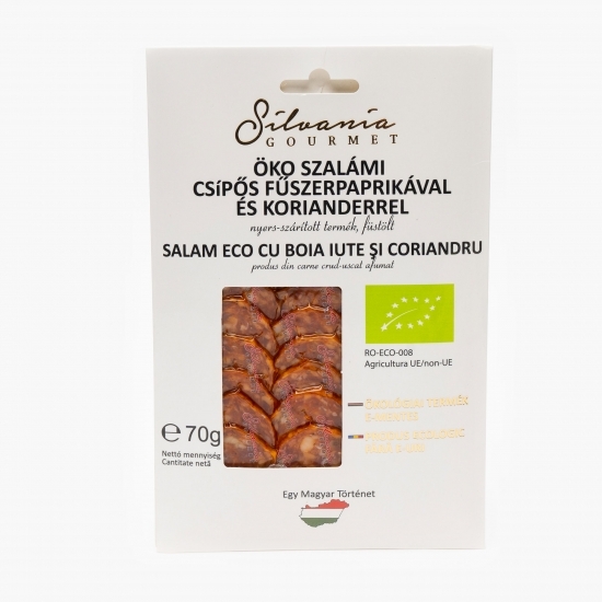 Salam eco cu boia iute și coriandru 70g