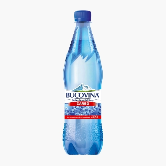 Apă minerală naturală carbogazificată 500ml