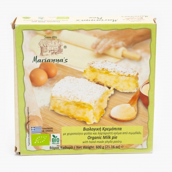 Plăcintă ecologică cu lapte 600g