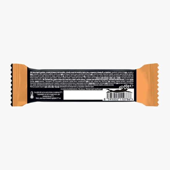 Baton proteic cu unt de arahide și banane 45g