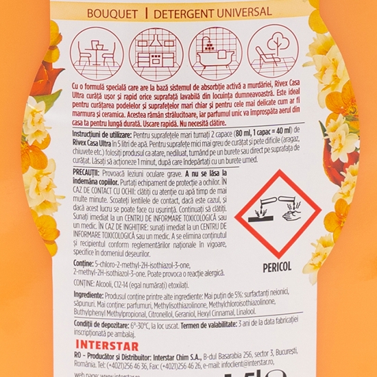 Detergent universal pentru pardoseli Ultra Bouquet 1.5l