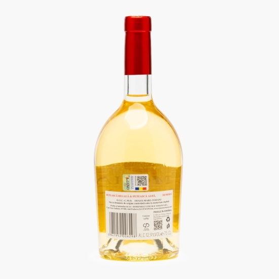 Vin alb demisec Fetească Regală & Fetească Albă, 12.9%, 0.75l
