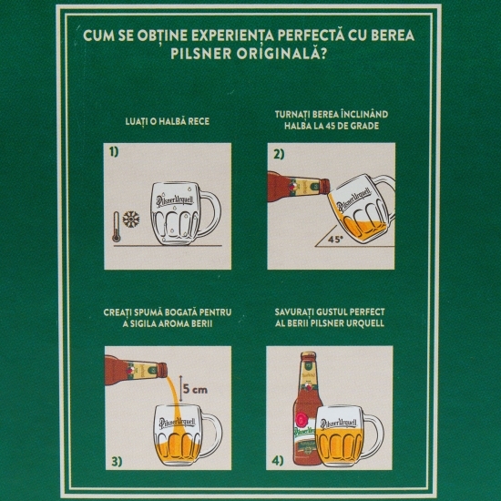 Bere blondă sticlă 6x330ml