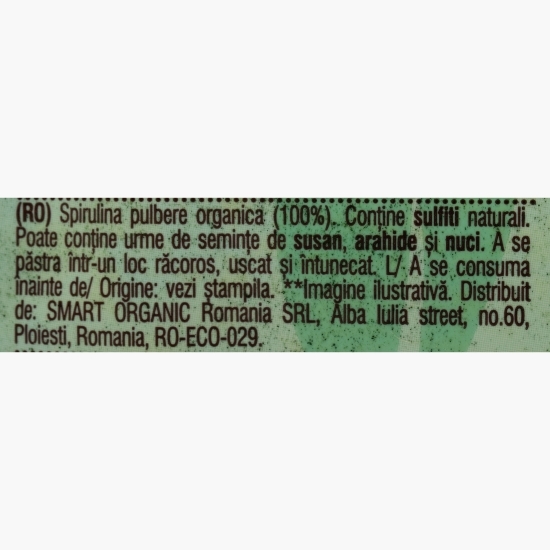 Pulbere de spirulină eco 200g