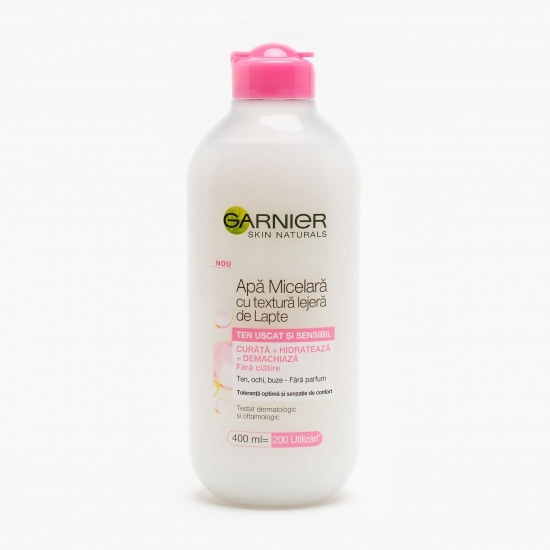 Apă micelară cu textură lejeră de lapte 400ml