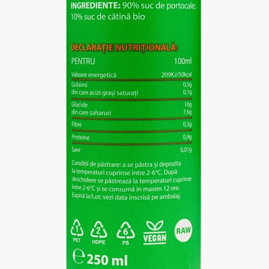 Suc de portocale și cătină, 0.25l