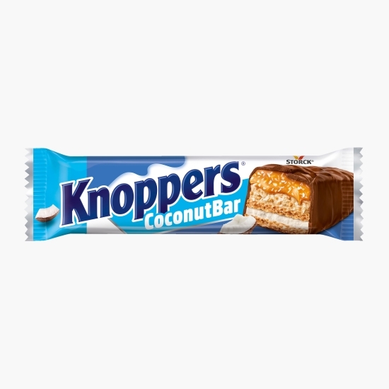 Napolitană cu cocos, cremă de lapte și ciocolată 40g