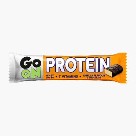 Baton proteic cu vanilie și ciocolată, 50g