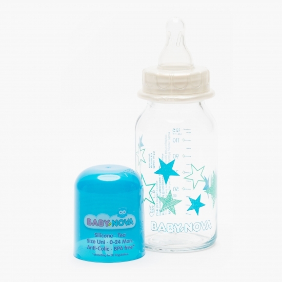 Biberon sticlă 0-24 luni, 125ml
