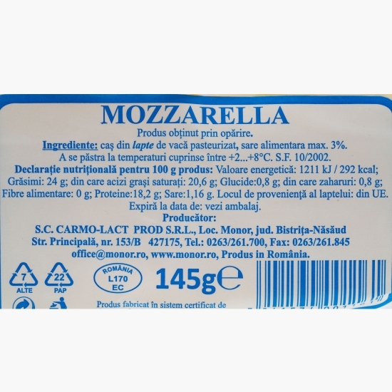 Brânză Mozzarella 145g