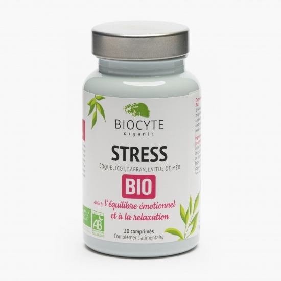 Supliment alimentar bio Stress pentru relaxare, 30 comprimate