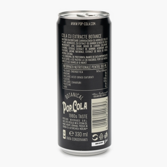 Băutură carbogazoasă Pop Cola Botanical, doză 0.33l
