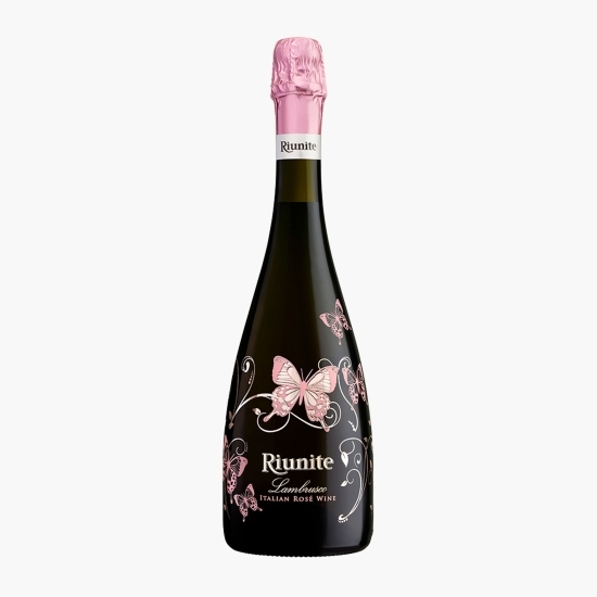 Vin spumant rose sec Lambrusco Butterfly, 7.5%, 0.75l