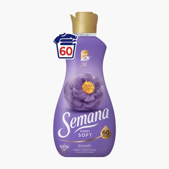 Balsam de rufe superconcentrat Super Soft Smooth, 60 spălări, 1.2l