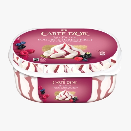 Înghețată cu iaurt și fructe de pădure 825ml