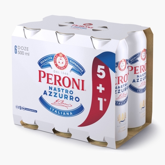 Bere blondă doză 6x500ml (5+1)