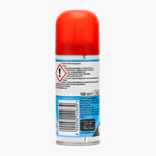 Spray anti-înțepături insecte Family Care 2x100ml