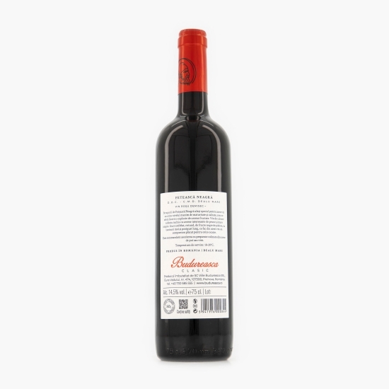 Vin roșu demisec Fetească Neagră, 14.5%, 0.75l