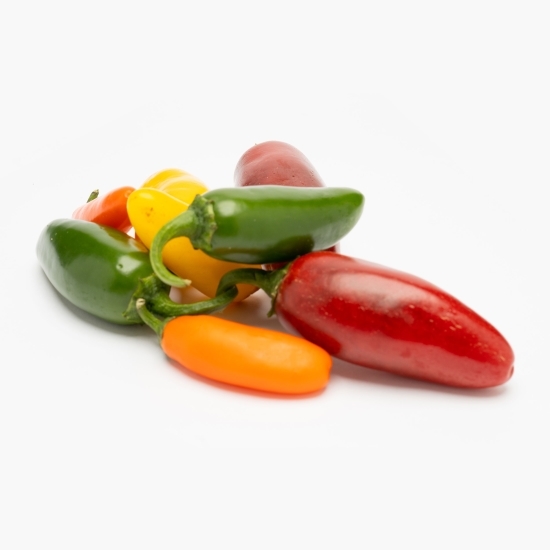 Ardei iute Jalapeno mix, România 200g, 12.000-30.000 SHU