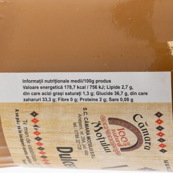 Dulceață de lapte cu aromă de caramel 370g