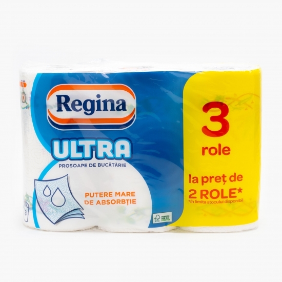 Prosoape hârtie Ultra 3 role, 3 straturi