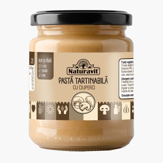 Pastă tartinabilă cu ciuperci 170g
