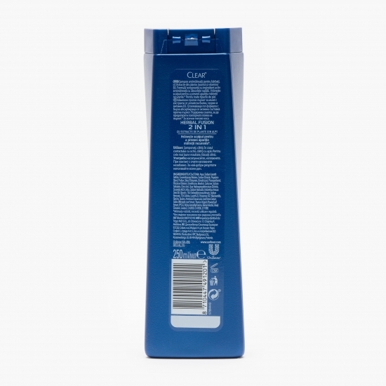 Șampon antimătreață pentru bărbați Herbal Fusion 250ml