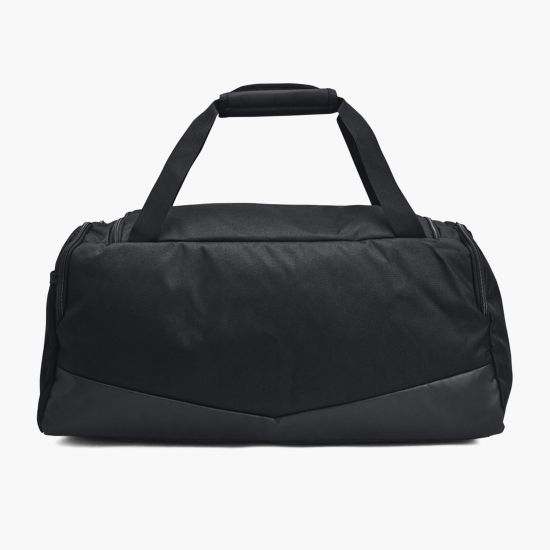 Geantă Duffle, mărime S-M, 40l, negru/argintiu metalic
