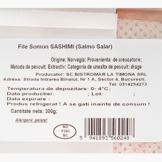 File de somon sashimi 300g