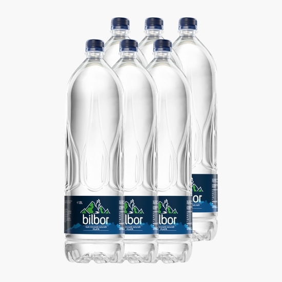 Apă minerală naturală plată, 6x2l