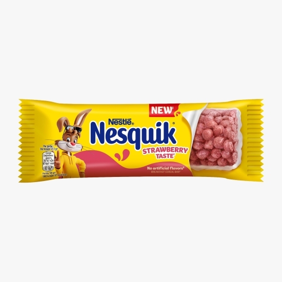 Baton de cereale pentru mic dejun cu aromă de căpșuni 23.5g