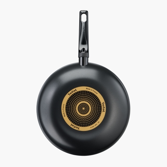 Tigaie Wok Simple Cook, 28cm, Thermo-Signal, înveliș antiaderent din titan