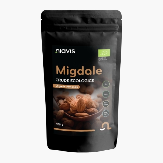 Migdale crude ecologice 125g