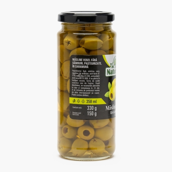 Măsline verzi fără sâmburi 330g
